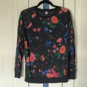 Flowered Crewneck